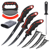 Ulu and Fillet Knife Set with multiple blade sizes