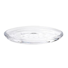 Umbra Droplet soap dish crystal clear acrylic bathroom accessory