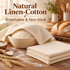 three-pack 14x19 cotton tea towels for bread baking