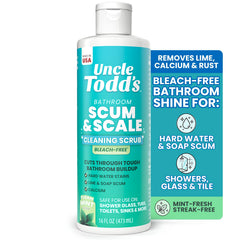 Uncle Todd's Hard Water Stain Remover Mint Paste 16 Oz bottle