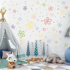Static cling wall decals for smooth surfaces