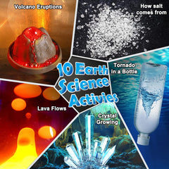 UNGLINGA 70 Lab Experiments Science Kits for Kids kit contents