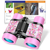 Pink Unicorn Binoculars for Kids with adjustable eyepiece