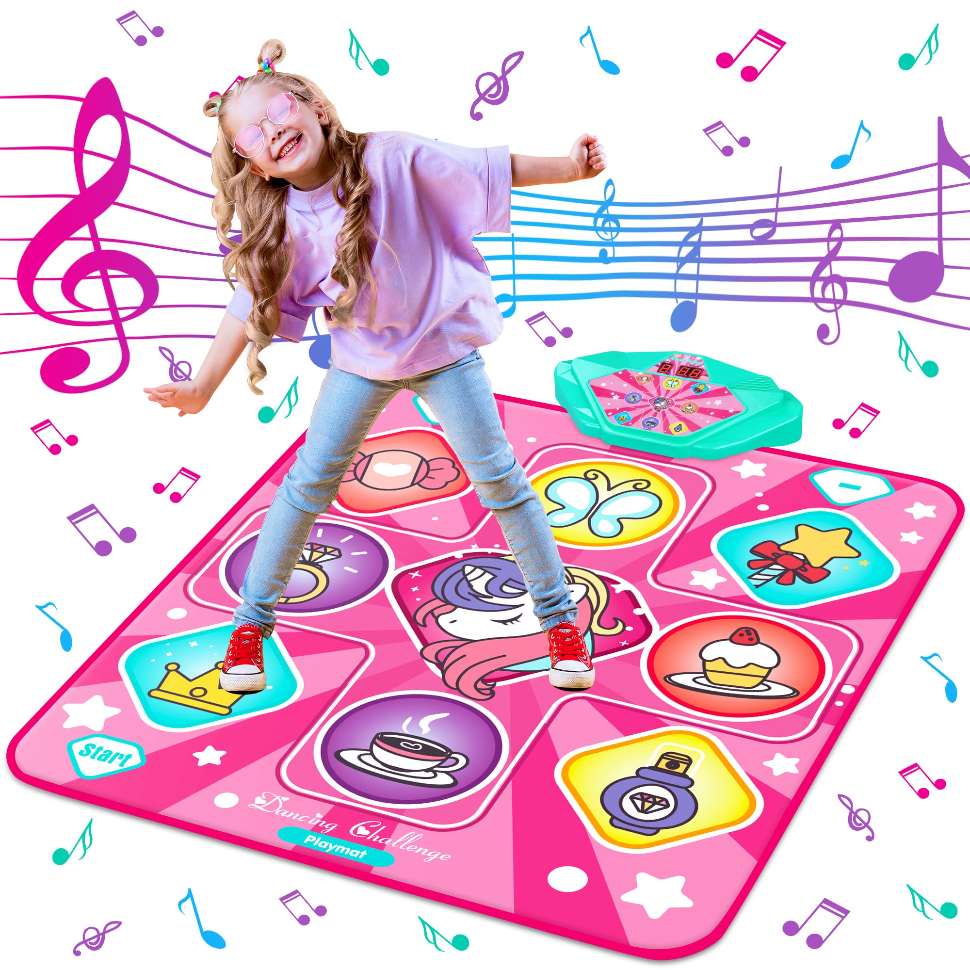 Unicorn Dance Mat for Girls product image