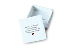 We Will Be Friends Forever Keepsake Box front view