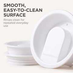 Food grade plastic lid for water pitcher set of 4