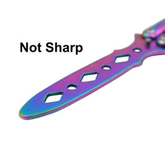 Unsharp blade butterfly trainer for safe practice
