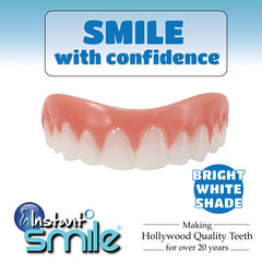 Bright Shade upper veneer cosmetic teeth detail