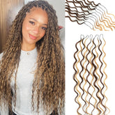Urbeauty 18Inch feather crochet hair pack close up