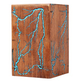 Solid wood urn for cremation ashes suitable for adults