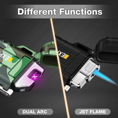 USB rechargeable arc lighter with charging cable included