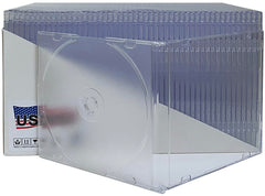 USDISC CD Jewel Case Slimline 5.2mm back view with disc