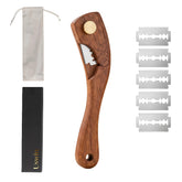 Uswin bread lamb dough scoring tool with wooden handle