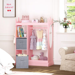 UTEX armoire with mirror side panels