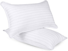 Soft breathable cover with hotel pillow feel