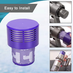 V10 Animal vacuum filter replacement four pack