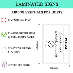 Turn Off Lights AC/Heat laminated sign 4x6