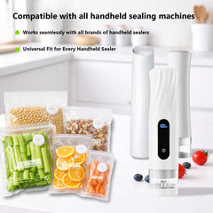 leak-proof reusable vacuum sealer bag for freezer use