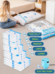Medium size vacuum storage bag for clothes