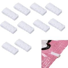 Ten pack vacuum storage bags sealing clips in plastic