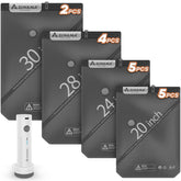 Vacuum storage bags travel set with 16 pack and four sizes
