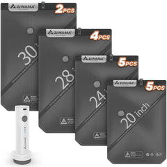 Vacuum storage bags travel set with 16 pack and four sizes
