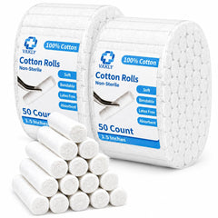 Brand Vakly dental cotton rolls #2 medium 1.5 in 100 count