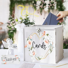 Valband graduation card box with silver lock
