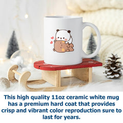 Valentine gift packaging for couples mug