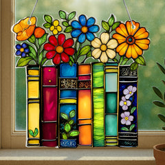 Valentines Day gift for teachers librarians book ornament