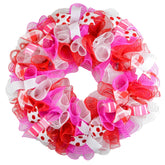 Valentine's Day Wreath V1 on front door