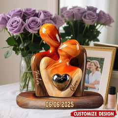 Non-toxic acrylic plaque with polished edges for safe display