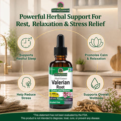 Valerian Root Extract dropper 1 ml serving