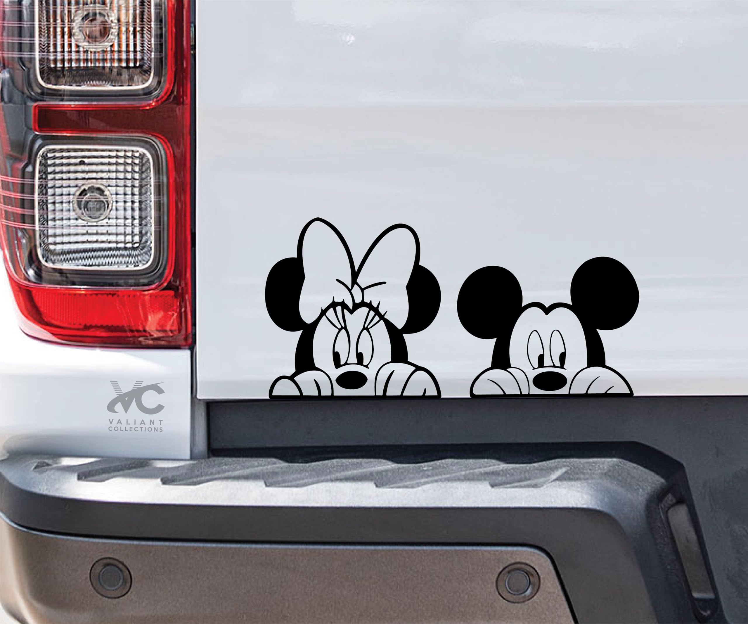 Valiant Collections Mickey Mouse Minnie Mouse car vinyl decal VC 464
