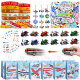 VAMWOGO airplane party favors set featuring mini planes
