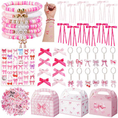 Vanblue 122 Pcs Bow Party Favors Set main kit image