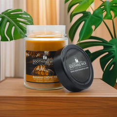 Vanilla and Butter Rum notes candle