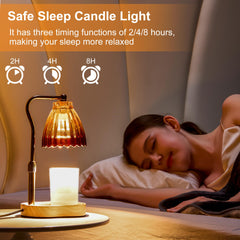 compact desk lamp style candle warmer suitable for small spaces