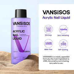 Acrylic nail liquid for beginners at home by VANSISOS