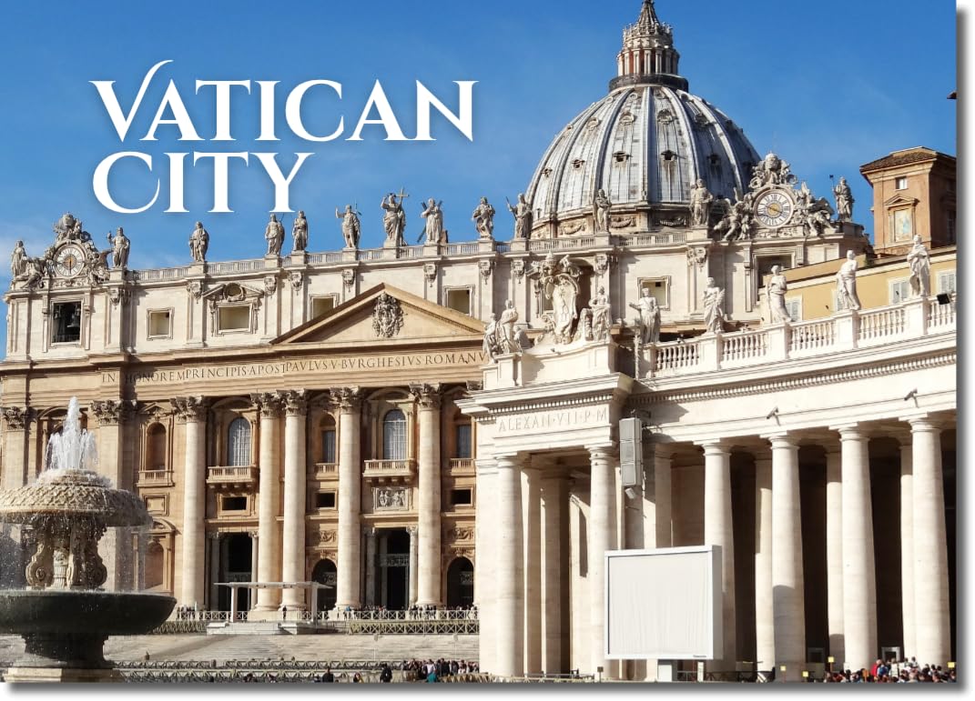 Vatican City Refrigerator Magnet featuring St Peter’s Basilica