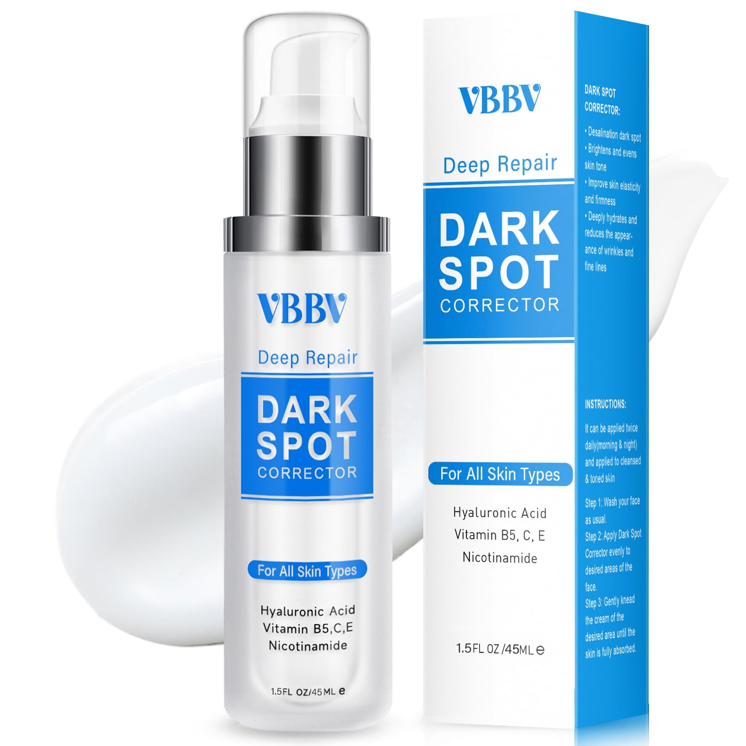 VBBV Dark Spot Remover for Face and Body 1.5 fl oz bottle