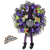 VDKIDKT Halloween Wreath front door decor