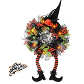VDKIDKT Halloween Wreath clown A multicolor 30x16 on door