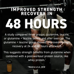5 g per scoop serving of Kaged Muscle L-Glutamine Powder