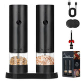 Veiliss electric salt and pepper grinder set ceramic