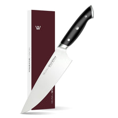 Velina series 8 inch chef knife with full tang and ergonomic handle