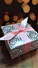 Vellum message inside glass ornament readable through back