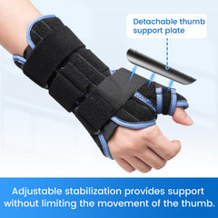 Latex-free sponge lining for Velpeau wrist brace packaging