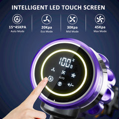 50KPa stick vacuum power with suction motor close up