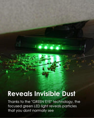 VersLife vacuum cleans stairs and corners with flexible reach